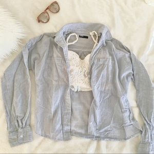 BDG | High Low Button Down